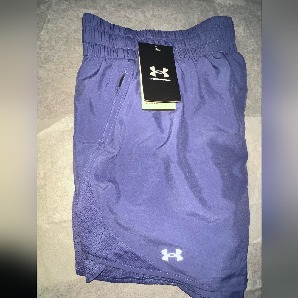 Under ArmourWomen's UA Fly By 3" Shorts - Picture 8 of 10